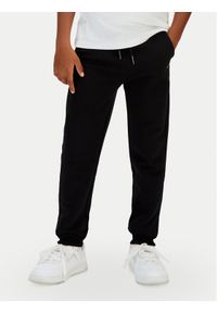 Calvin Klein Jeans Spodnie dresowe Mini Badge LV1CKSJC53 Czarny Regular Fit. Kolor: czarny. Materiał: bawełna #1
