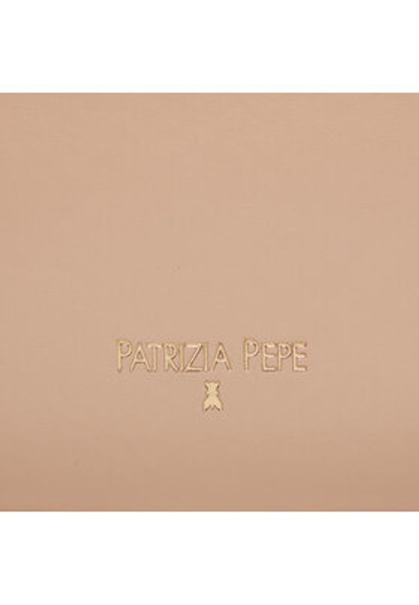 Patrizia Pepe Torebka 2B0073/L061-B743 Beżowy. Kolor: beżowy. Materiał: skórzane