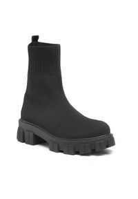 DeeZee Botki WS5553-11 Czarny. Kolor: czarny. Materiał: materiał #5