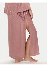 Hunkemöller Szlafrok 300602 Różowy. Kolor: różowy. Materiał: wiskoza