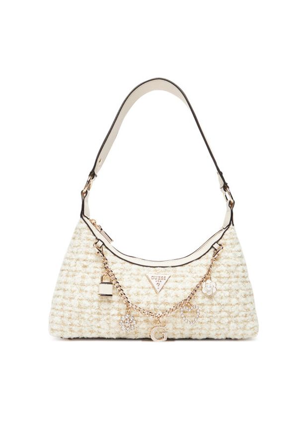 Guess Torebka Everlee HWAT86 79180 Beżowy. Kolor: beżowy