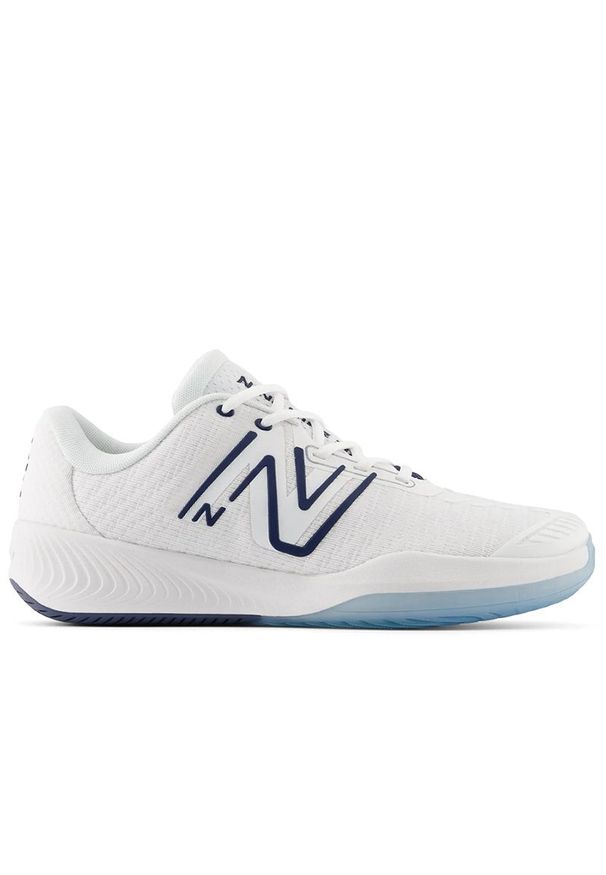 Buty New Balance MCH996N5 - białe. Kolor: biały. Materiał: materiał, tkanina, syntetyk, guma. Szerokość cholewki: normalna. Model: New Balance 996. Sport: bieganie, tenis