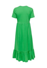only - ONLY Sukienka codzienna 15252525 Zielony Regular Fit. Okazja: na co dzień. Kolor: zielony. Materiał: bawełna. Typ sukienki: proste. Styl: casual #4