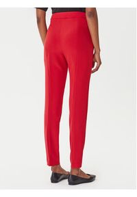 Hugo - HUGO Spodnie materiałowe Hagonia-1 50539991 Czerwony Slim Fit. Kolor: czerwony. Materiał: syntetyk