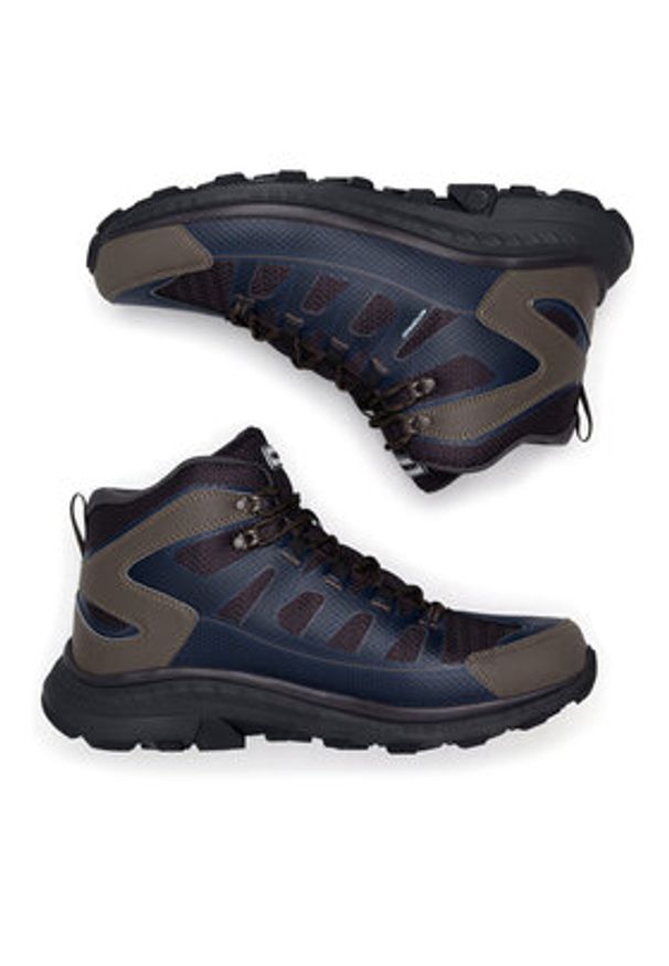 Hunter Trekkingi PEAK RT MID WP Granatowy. Kolor: niebieski. Materiał: materiał. Sport: turystyka piesza