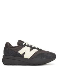 New Balance Sneakersy U370PB Czarny. Kolor: czarny. Materiał: skóra, zamsz