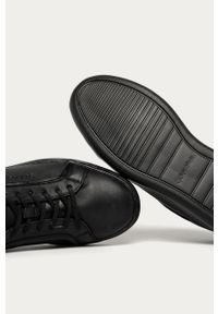 Calvin Klein - Buty skórzane. Nosek buta: okrągły. Zapięcie: sznurówki. Kolor: czarny. Materiał: skóra. Szerokość cholewki: normalna #2