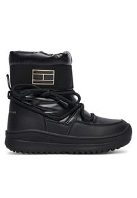 TOMMY HILFIGER - Śniegowce Tommy Hilfiger. Kolor: czarny