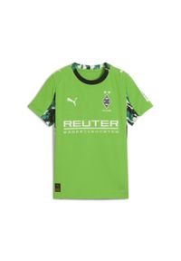 Puma - Młodzieżowa koszulka wyjazdowa Borussia Mönchengladbach 25/26 PUMA. Kolor: zielony