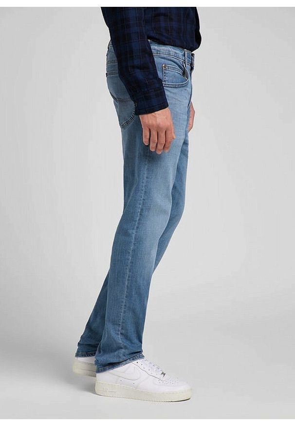 Lee - LEE RIDER MĘSKIE SPODNIE JEANSOWE JEANSY DŻINSY MID STONE WASH L701NLWL 112318844