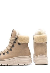 Rieker Trzewiki 48034-20 Brązowy. Kolor: brązowy. Materiał: materiał #2