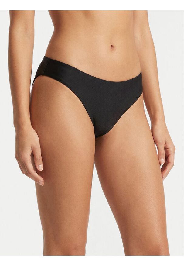 Seafolly Dół od bikini Palermo 40473-217 Czarny. Kolor: czarny. Materiał: syntetyk