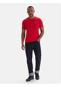 Aeronautica Militare T-Shirt 261TS1580UJ00372 Czerwony Regular Fit. Kolor: czerwony. Materiał: bawełna #4