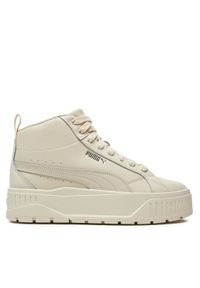 Puma Sneakersy Karmen II Mid 397459 03 Écru. Materiał: skóra