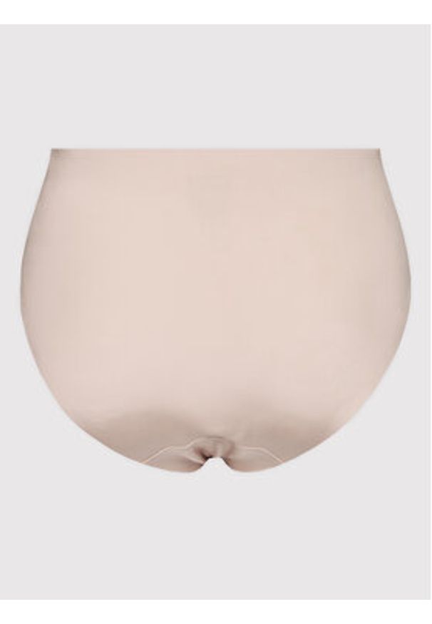 Chantelle Figi klasyczne z wysokim stanem Pure Light C10M80 Beżowy. Stan: podwyższony. Kolor: beżowy. Materiał: syntetyk