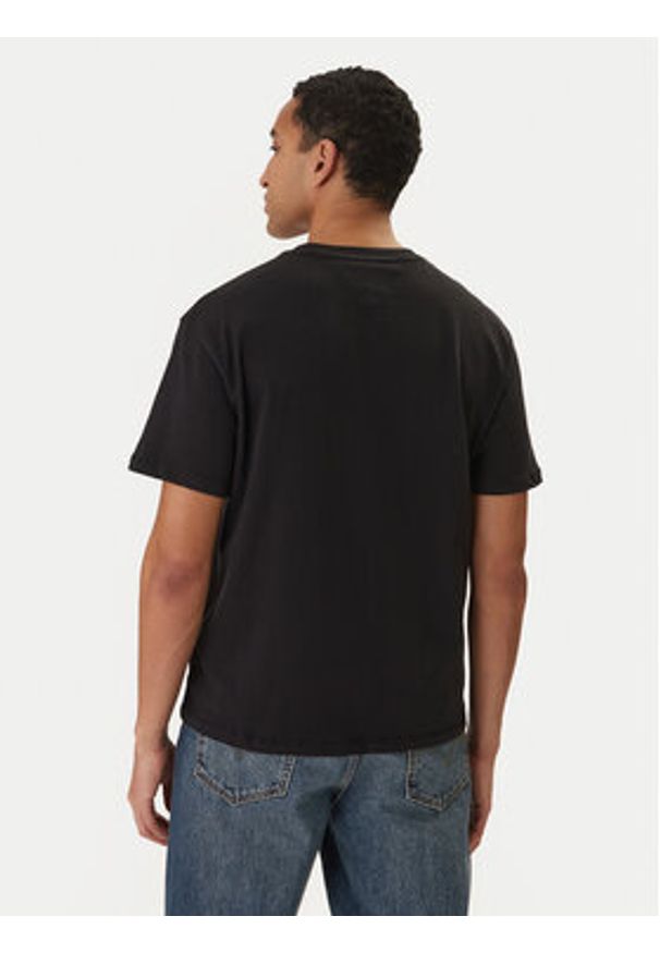 Tommy Jeans T-Shirt Bear DM0DM22543 Czarny Relaxed Fit. Kolor: czarny. Materiał: bawełna
