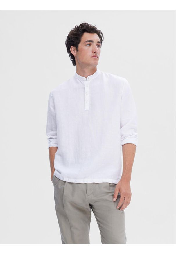Selected Homme Koszula 16088805 Biały Regular Fit. Kolor: biały