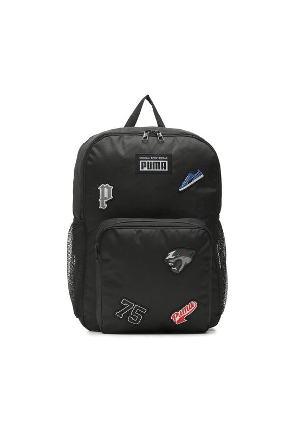 Puma Plecak Patch Backpack 079514 01 Czarny. Kolor: czarny. Materiał: materiał