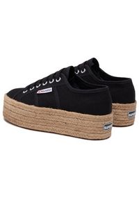 Superga Espadryle 2790 Rope S51186W Czarny. Kolor: czarny. Materiał: materiał #6