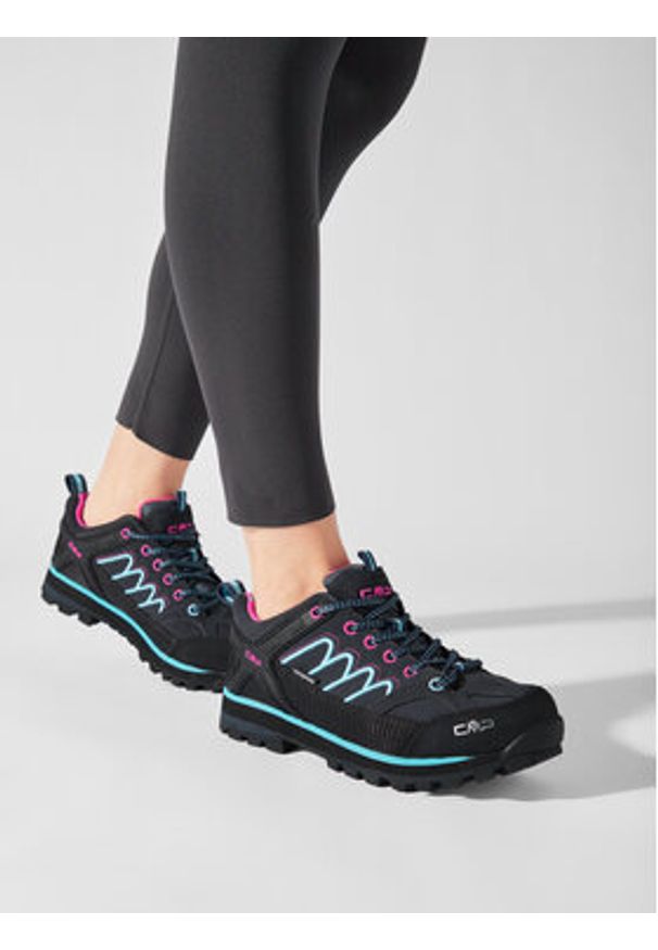CMP Trekkingi Moon Low Wmn Trekking Shoe Wp 31Q4786 Czarny. Kolor: czarny. Materiał: zamsz, skóra