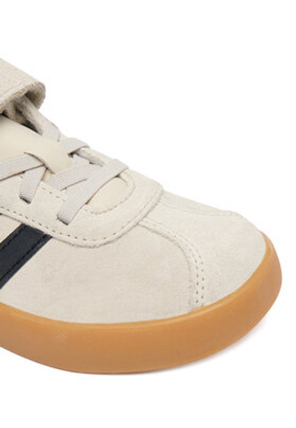 Adidas - adidas Sneakersy Vl Court 3.0 KI6495 Beżowy. Kolor: beżowy. Materiał: skóra, zamsz