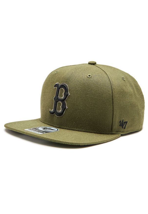 47 Brand Czapka z daszkiem MLB Boston Red Sox Ball Park Camo '47 CAPTAIN B-BCAMO02WBP-SW Zielony. Kolor: zielony. Materiał: materiał