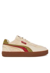 Puma Sneakersy Puma Caven 2.0 Lux Greenside 400711 01 Beżowy. Kolor: beżowy. Materiał: zamsz, skóra
