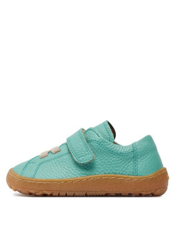 Froddo Sneakersy Barefoot Elastic G3130241-9 M Turkusowy. Kolor: turkusowy. Materiał: skóra