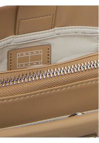 Tommy Jeans Torebka AW0AW17295 ACT Beżowy. Kolor: beżowy. Materiał: skórzane #4
