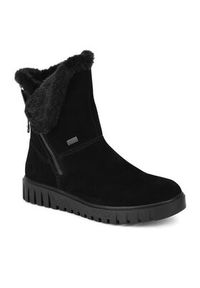 Rieker Botki Y3470-00 Czarny. Kolor: czarny. Materiał: zamsz, skóra #6
