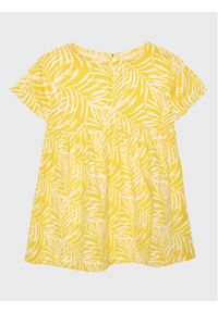 Zippy Sukienka letnia ZBGAP0501 23017 Żółty Regular Fit. Kolor: żółty. Materiał: bawełna. Sezon: lato