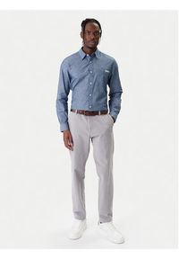 Calvin Klein Jeans Koszula Chambray Classic LV04RF109G Granatowy Regular Fit. Kolor: niebieski. Materiał: bawełna #3