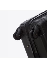 Wittchen - Zestaw walizek z ABS-u z żebrowaniem. Kolor: czarny. Materiał: guma #6
