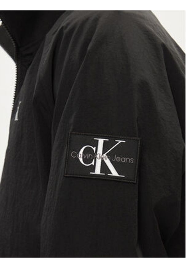 Calvin Klein Jeans Kurtka przejściowa Harrington J30J325102 Czarny Regular Fit. Kolor: czarny. Materiał: syntetyk