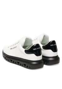 Karl Lagerfeld - KARL LAGERFELD Sneakersy KL54519A Biały. Kolor: biały. Materiał: skóra