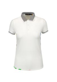 Polo Golf Ralph Lauren - Koszulka polo POLO GOLF RALPH LAUREN. Typ kołnierza: golf, polo. Materiał: tkanina. Wzór: ze splotem, kolorowy, nadruk, aplikacja, prążki