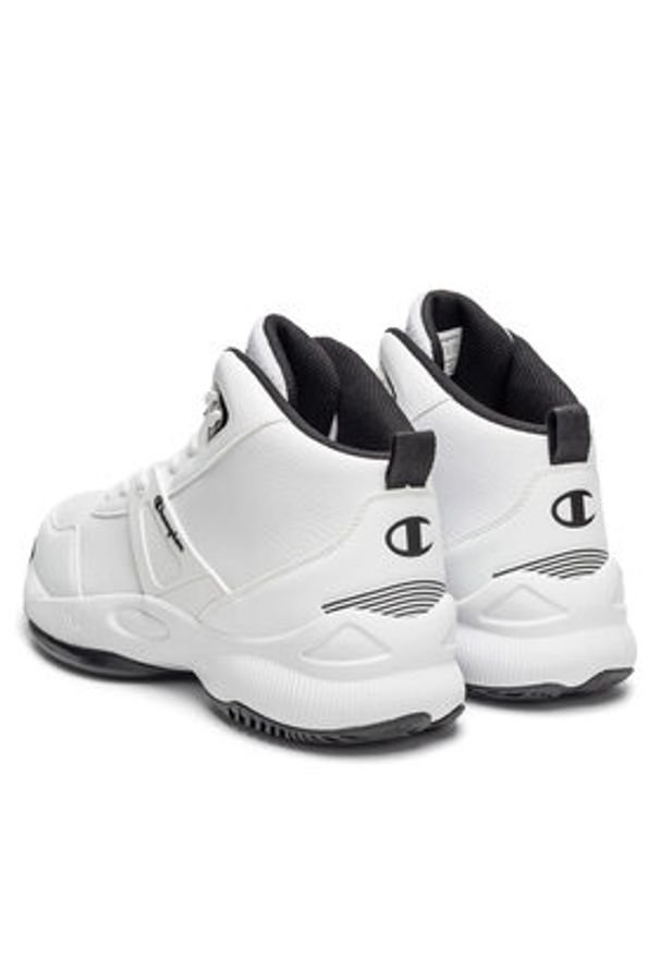 Champion Sneakersy ACADEMY MID CUT SHOE S22399-WW001 Biały. Kolor: biały. Materiał: materiał