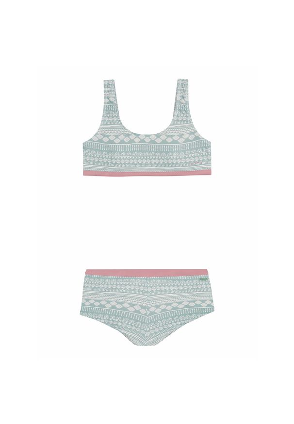 Dziewczęcy dwuczęściowy kostium kąpielowy Protest Prtproma. Kolor: zielony