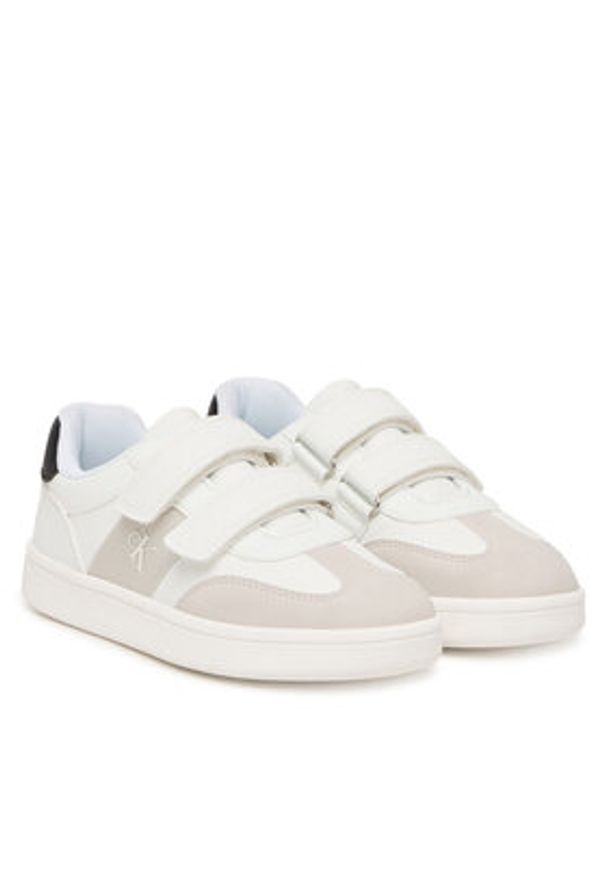 Calvin Klein Sneakersy Low Cut Velcro V1X9-83277-1269 S Biały. Kolor: biały. Materiał: skóra