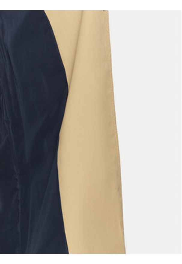 Tommy Jeans Trencz DW0DW20280 Beżowy Regular Fit. Kolor: beżowy. Materiał: bawełna