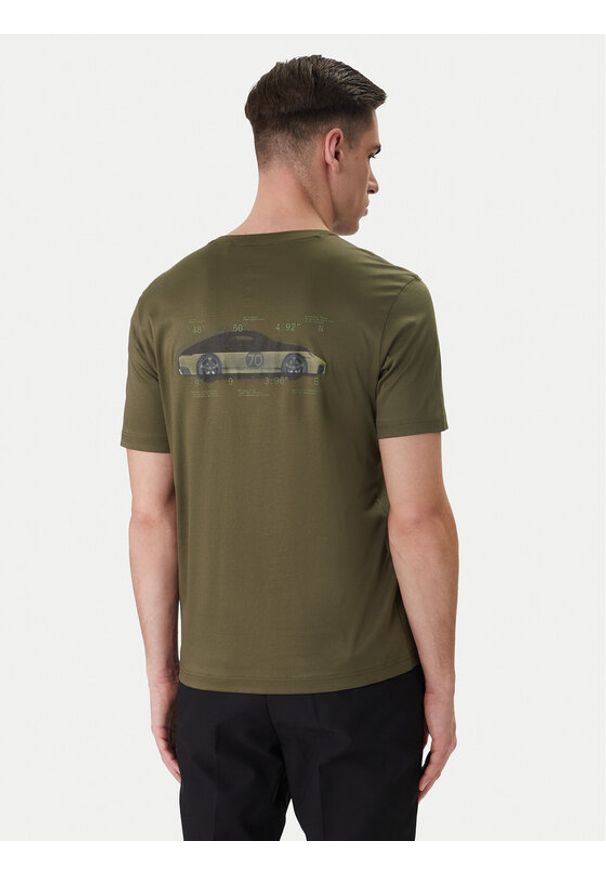 BOSS T-Shirt PS Spirit70 Car 50561856 Zielony Regular Fit. Kolor: zielony. Materiał: bawełna