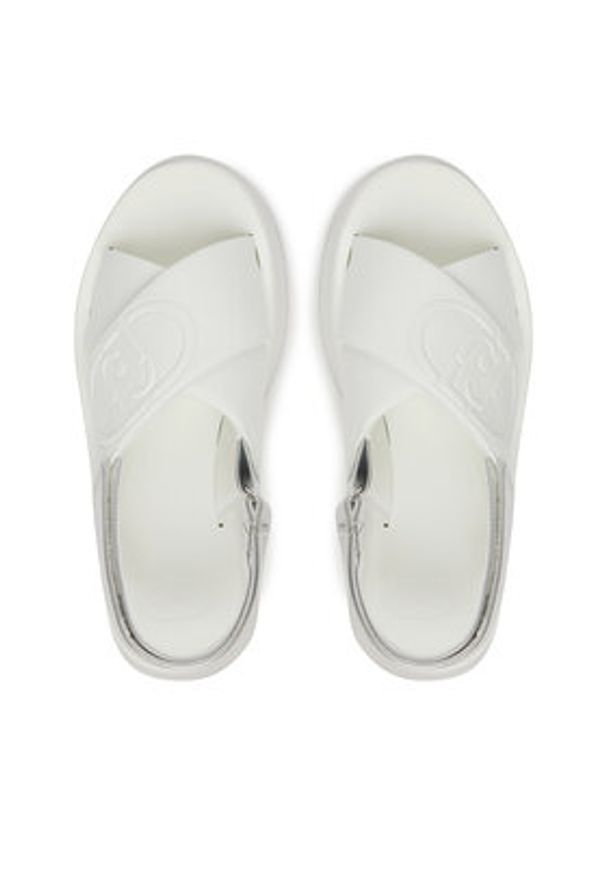 Liu Jo Sandały Dreamy BA5089 EX097 Biały. Kolor: biały. Materiał: skóra