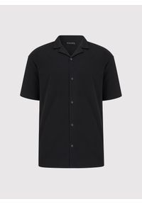 Pako Lorente - PAKO LORENTE - Koszula męska w kolorze czarnym z krótkim rękawem. Okazja: na co dzień. Kolor: czarny. Materiał: bawełna, elastan. Długość rękawa: krótki rękaw. Długość: krótkie. Sezon: lato. Styl: casual #3