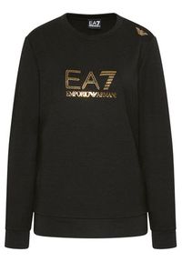 EA7 Emporio Armani Bluza 8NTM45 TJ9RZ 1200 Czarny Regular Fit. Kolor: czarny. Materiał: syntetyk #5