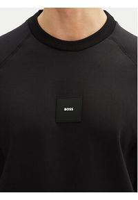 BOSS Bluza Salbo 50537214 Czarny Regular Fit. Kolor: czarny. Materiał: bawełna