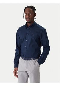 TOMMY HILFIGER - Tommy Hilfiger Koszula MW0MW40529 Granatowy Regular Fit. Kolor: niebieski. Materiał: bawełna #1