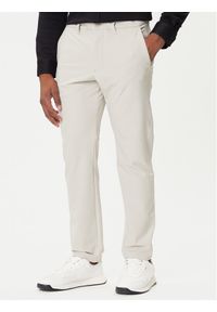 BOSS Spodnie materiałowe T_Commuter 50534303 Beżowy Slim Fit. Kolor: beżowy. Materiał: syntetyk