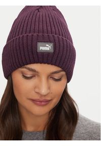 Puma Czapka Classic Cuff Beanie 024826 07 Fioletowy. Kolor: fioletowy. Materiał: poliester, materiał