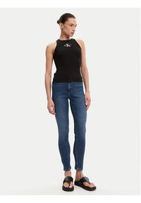 Calvin Klein Jeans Jeansy J20J225149 Granatowy Skinny Fit. Kolor: niebieski