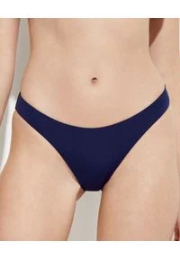 Melissa Odabash - MELISSA ODABASH - Granatowy dół od bikini Barcelona Navy. Stan: obniżony. Kolor: niebieski. Materiał: materiał, jedwab, tkanina